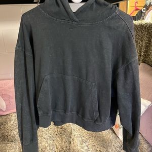 Nike cropped hoodie sweatshirt